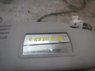 Second-hand car spare part right sunshade for renault clio iii confort dynamique oem iam references   