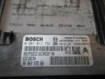 Second-hand car spare part ecu engine control for peugeot 308 confort oem iam references   
