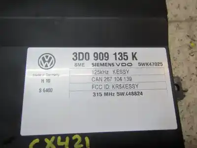 Second-hand car spare part electronic module for porsche cayenne (typ 9pa) 3.2 v6 cat oem iam references 3d0909135k 3d0909135k 95561803600