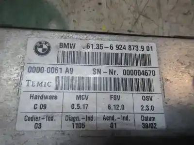 Second-hand car spare part electronic module for bmw serie 7 (e65/e66) 730d oem iam references 61356927319  61356924873