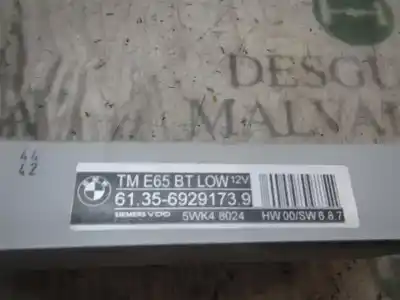 Second-hand car spare part electronic module for bmw serie 7 (e65/e66) 730d oem iam references 61356964139 5wk48024 61356929173