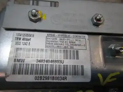 Peça sobressalente para automóvel em segunda mão airbag traseiro lado direito por bmw serie 7 (e65/e66) 730d referências oem iam 72127226163 30321242b 30321242b