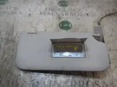 Peça sobressalente para automóvel em segunda mão para-sol direito por ford fiesta (cb1) titanium referências oem iam 1702309