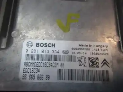 Автозапчастина б/у ебу контролер двигуна для citroen c4 picasso cool посилання на oem iam 1943py 0281013334 9666986680