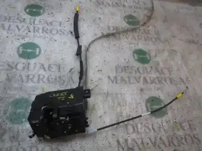 Second-hand car spare part rear left door lock for peugeot 308 active oem iam references 9807954880