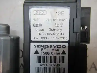 Second-hand car spare part right front window motor for audi a4 avant (8e) 3.0 tdi quattro oem iam references 8e1959802e 5wk47005gbf 8e1959802e