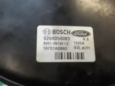 Автозапчастина б/у гальмівний серво для ford fiesta (cb1) motor 1.6 ltr. - 70 kw tdci cat посилання на oem iam 1747243 0204054083 8v512b195le
