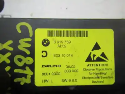 Second-hand car spare part electronic module for bmw serie 7 (e65/e66) 4.4 v8 32v cat oem iam references   6919759
