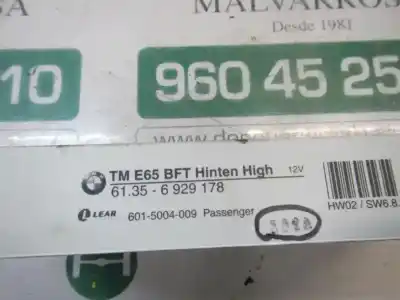 Second-hand car spare part electronic module for bmw serie 7 (e65/e66) 4.4 v8 32v cat oem iam references 61356964140 6015004009 61356929178