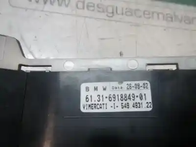 Second-hand car spare part headlights switch for bmw serie 7 (e65/e66) 4.4 v8 32v cat oem iam references 61316918849  61316918849