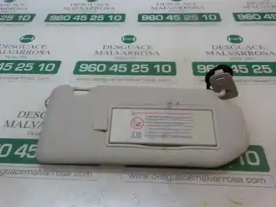 Peça sobressalente para automóvel em segunda mão para-sol direito por citroen c4 lim. 1.6 hdi fap referências oem iam 8163en