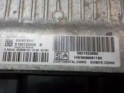 Second-hand car spare part ecu engine control for citroen c4 lim. 1.6 hdi fap oem iam references 1608934880 s1800123008 9801822880