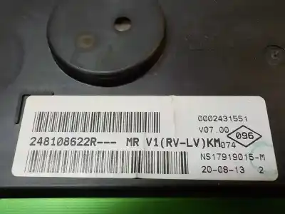 Second-hand car spare part dashboard for dacia dokker 1.6 cat (bivalent. gasolina / gpl) oem iam references 248100805r  248108622r