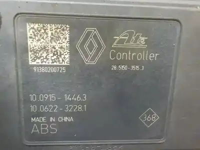 Автозапчасти б/у абс за dacia dokker 1.6 cat (bivalent. gasolina / gpl) ссылки oem iam 476607472r 10091514463 476608587r