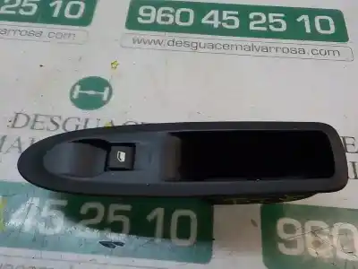 Peça sobressalente para automóvel em segunda mão botão / interruptor elevador vidro traseiro esquerdo por citroen c4 lim. 1.6 hdi fap referências oem iam 6490jz