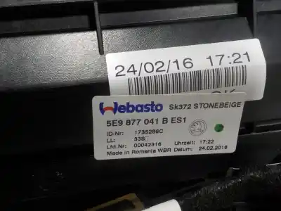 Recambio de automóvil de segunda mano de techo electrico para skoda octavia combi (5e5) l&k referencias oem iam 5e9877041b  5e9877049a