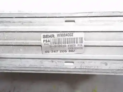 Автозапчастина б/у інтеркулер для citroen ds5 2.0 hdi fap cat (rh02 / dw10cted4) посилання на oem iam 0384p8 w9084002 9674720580