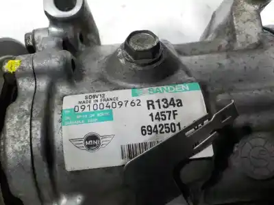 Second-hand car spare part air conditioning compressor for mini mini (r56) (2006->) 1.6 cooper [1.6 ltr. - 88 kw 16v cat] oem iam references   