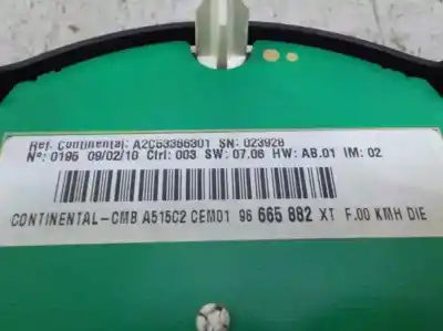 Автозапчасти б/у приборная доска за citroen c3 (s desde 09/2009) 1.4 hdi ссылки oem iam   