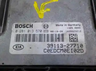 Second-hand car spare part ecu engine control for kia pro_cee´d 2.0 crdi oem iam references 3911327710 0281013570 3911327710