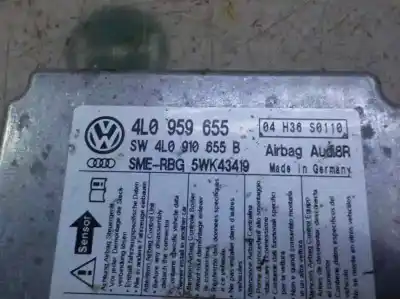 Автозапчастина б/у блок управління подушками безпеки для audi q7 (4l) 3.0 tdi посилання на oem iam 4l0910655b004 5wk43419 4l0959655