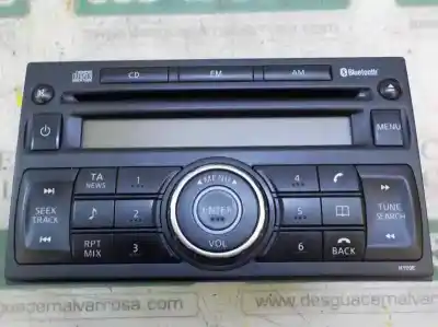 Second-hand car spare part audio system / radio cd for nissan qashqai / qashqai +2 i (j10, nj10, jj10e) 2.0 dci oem iam references 