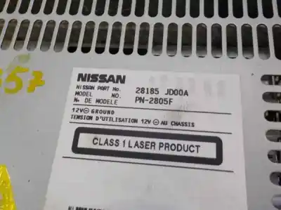 Second-hand car spare part audio system / radio cd for nissan qashqai / qashqai +2 i (j10, nj10, jj10e) 2.0 dci oem iam references   
