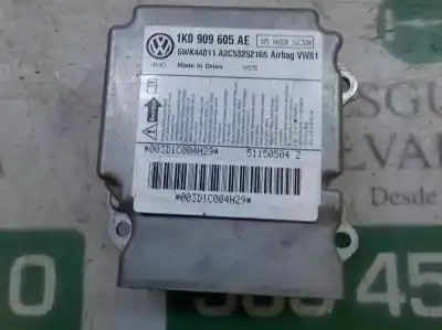 Peça sobressalente para automóvel em segunda mão centralina de airbag por volkswagen scirocco (138) r-line bmt referências oem iam 1k0909605ae00g