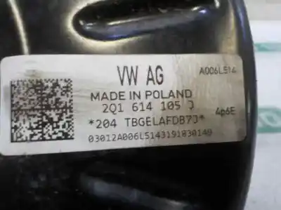 Автозапчастина б/у гальмівний серво для seat ibiza v (kj1, kjg) 1.6 tdi посилання на oem iam 2q1614106f  2q1614105j