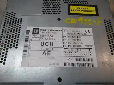 Second-hand car spare part audio system / radio cd for opel antara 2.0 cdti cat (z 20 dm / lmn) oem iam references 96958247  344183129