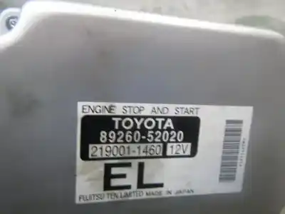 Second-hand car spare part electronic module for toyota yaris 1.3 16v cat oem iam references  2190011460 8926052020