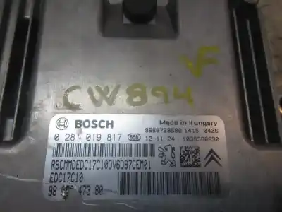 Second-hand car spare part ecu engine control for peugeot 208 active oem iam references 1608084880  