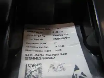 Peça sobressalente para automóvel em segunda mão quadrante por bmw mini (r56) cooper s referências oem iam 62109325809  0178742