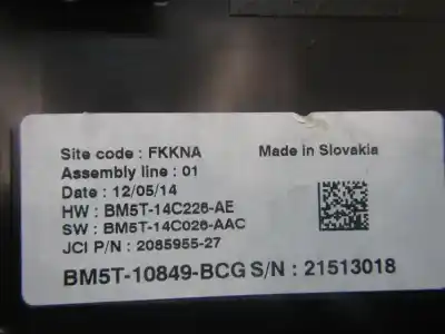 Second-hand car spare part dashboard for ford grand c-max titanium oem iam references 5580301  