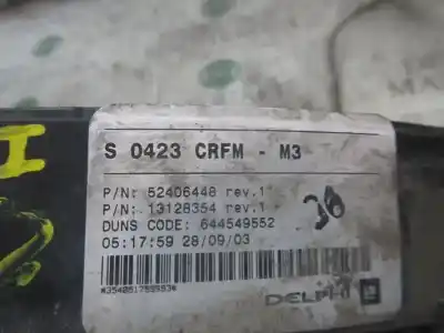 Peça sobressalente para automóvel em segunda mão canal de ar por opel meriva cosmo referências oem iam   