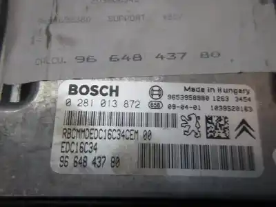 Second-hand car spare part ecu engine control for citroen c4 berlina cool oem iam references   