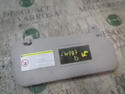 Pezzo di ricambio per auto di seconda mano parasole destro per peugeot 207 x-line riferimenti oem iam 