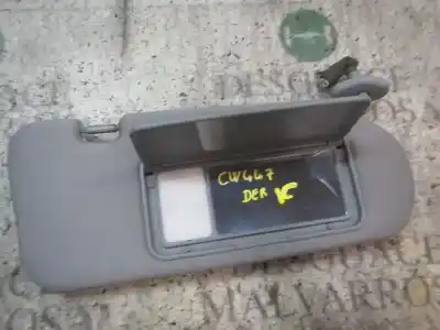 Peça sobressalente para automóvel em segunda mão para-sol direito por kia sorento i (jc) 2.5 crdi referências oem iam 852123e050cy