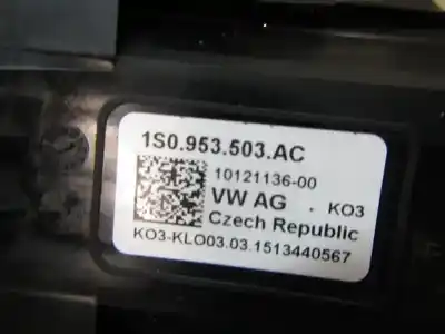 Second-hand car spare part indicator switch for skoda 3.21 ambition oem iam references 1s09535139b9 1012113600 1s0953503ac