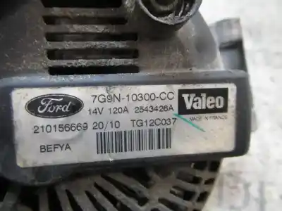 Автозапчастина б/у генератор для ford fiesta vi (cb1, ccn) 1.25 посилання на oem iam 1685794 210156669 7g9n10300cc