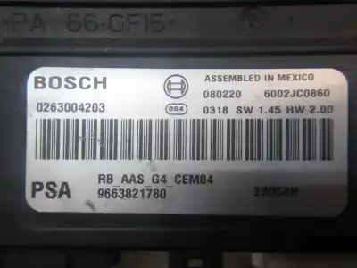 Second-hand car spare part electronic module for citroen c4 picasso i monospace (ud_) 1.6 hdi oem iam references 6590ex  9663821780