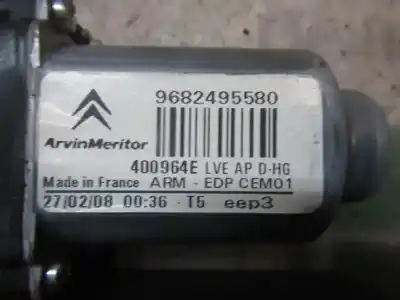 Автозапчастина б/у двигатель переднього правого скла для citroen c4 picasso i monospace (ud_) 1.6 hdi посилання на oem iam 9222cx  9682495580