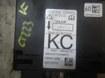 Second-hand car spare part airbag control unit for ford fusion (cbk) 1.6 tdci cat oem iam references   