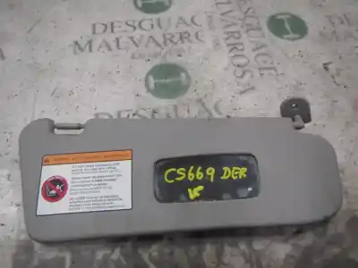 Peça sobressalente para automóvel em segunda mão para-sol direito por chevrolet aveo ls referências oem iam 