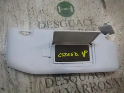 Pezzo di ricambio per auto di seconda mano parasole destro per peugeot 208 i (ca_, cc_) 1.2 vti 82 riferimenti oem iam 16079193pr