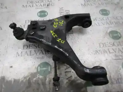 Peça sobressalente para automóvel em segunda mão braço de suspensão inferior esquerdo dianteiro por kia sorento i (jc) 2.5 crdi referências oem iam 545103e001