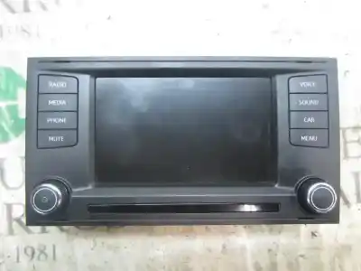 İkinci el araba yedek parçası ses sistemi / radyo cd için seat leon (5f1) 1.2 tsi oem iam referansları 5f0035824a  5f0919603