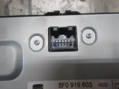 İkinci el araba yedek parçası ses sistemi / radyo cd için seat leon (5f1) 1.2 tsi oem iam referansları 5f0035824a  5f0919603