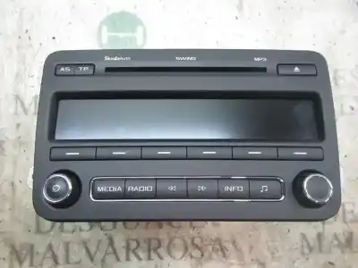 Tweedehands auto-onderdeel audiosysteem / radio-cd voor skoda fabia (5j2 ) 1.2 oem iam-referenties 5j0035161d