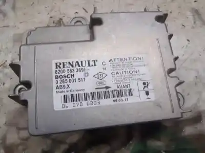 Автозапчастина б/у блок управління подушками безпеки для renault clio iii confort dynamique посилання на oem iam 